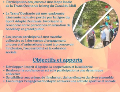 Accompagnez des jeunes sur une étape de la Trans'Occitanie